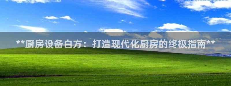 尊龙人品怎么样：**厨房设备白方：打造现代化厨房的终极指南*