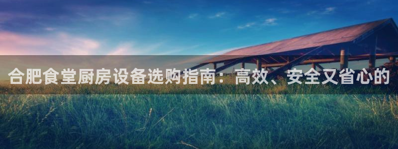 尊龙d88官网QU来就送38：合肥食堂厨房设备选购指南：高效