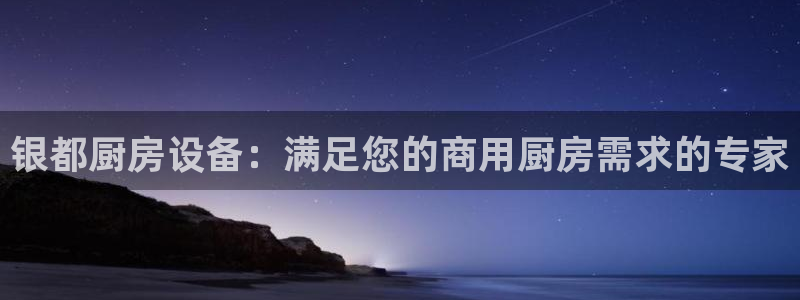尊龙游戏官网：银都厨房设备：满足您的商用厨房需求的专家