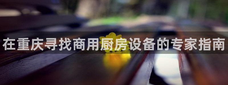 凯时国际app首页：在重庆寻找商用厨房设备的专家指南