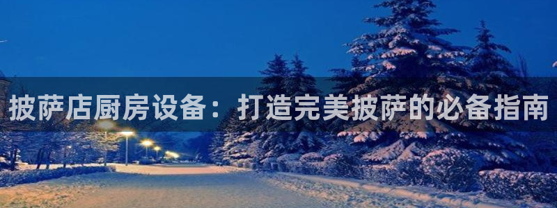尊龙/人生就是博：披萨店厨房设备：打造完美披萨的必备指南