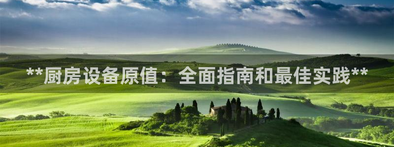 尊龙登录首页：**厨房设备原值：全面指南和最佳实践**