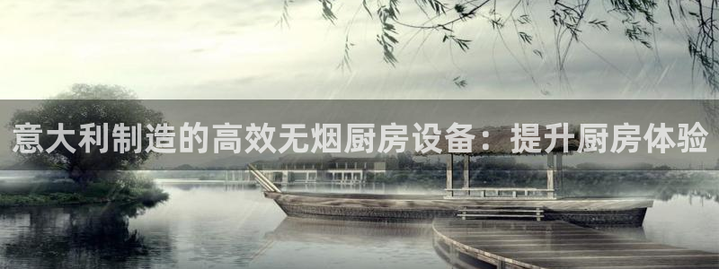 尊龙网站人生就是博：意大利制造的高效无烟厨房设备：提升厨房体