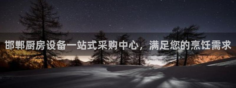 尊龙凯时和九游会哪个平台好一点：邯郸厨房设备一站式采购中心，
