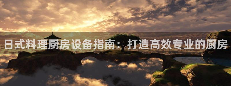 国际凯时ag优质运营商：日式料理厨房设备指南：打造高效专业的