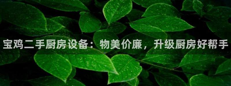 尊龙2016：宝鸡二手厨房设备：物美价廉